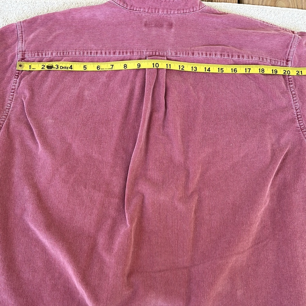 Lands’End Pocketed Corduroy Shirt Shacket XL - Picture 12 of 15